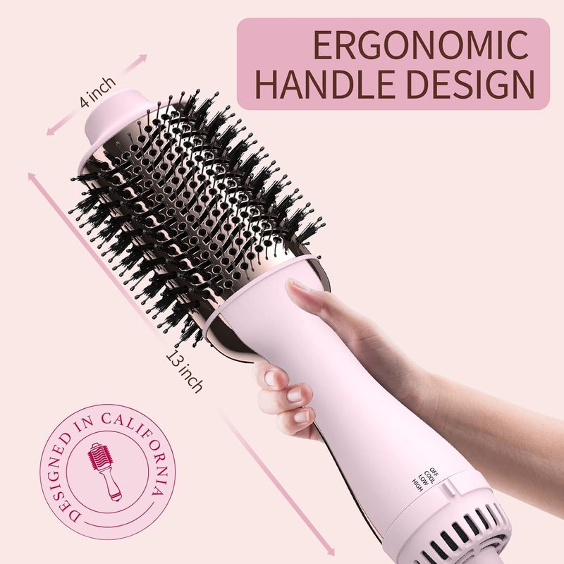 Umeely Hair Dryer Brush Blow Dryer in One, Upgraded 4 in 1 Hair Dryer and Styler Volumizer with Negative Ion Anti-frizz Ceramic Titanium Barrel Hot Air Hair Straightener Brush - Image 3